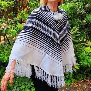 Vintage Venezuelan Wool Poncho
